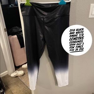 Zyia leggings and Capri pants